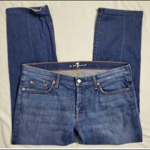 7 for all mankind blue jeans